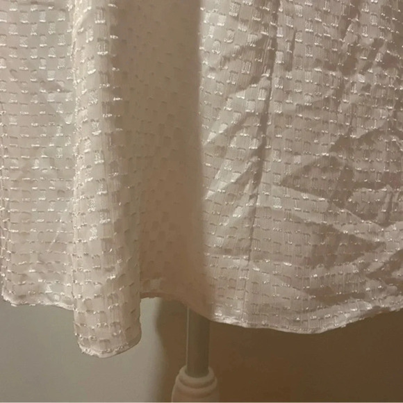 Alice And Olivia Roe White Tie Front Dress Size 12 NWT - Picture 4 of 9